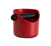 LSNNMU 1Pcs Coffee Knock Box, Shock-Absorbent Espresso Knock Box For Barista Coffee Grind, Espresso Dump Bin Grind Waste Bin(Red)