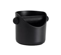 LSNNMU 1Pcs Coffee Knock Box, Shock-Absorbent Espresso Knock Box For Barista Coffee Grind, Espresso Dump Bin Grind Waste Bin(Black)
