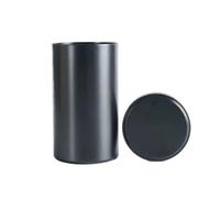 LSNNMU 2pcs Mini Metal Tea Caddy Sealed Storage Tank Portable Travel Boxes Tin Containers Coffee Canister Kitchen Spice Candy Jar For Tea(Color 4)