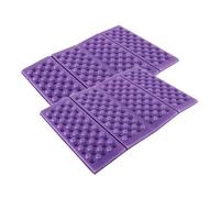LSNNMU 2pcs Portable Lightweight Mini Waterproof Mat Camping Foam Foldable Kneeling Comfortable Seat Cushion For Outdoor Activities For Camping(Purple 2PCS)