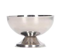 LSNNMU 3pcs Ice Cream Bowl Stainless Steel Dessert Pudding Bowls Sundae Salad Serving Dip Trifle Tasting for Home Hotel for Ice Cream(S)