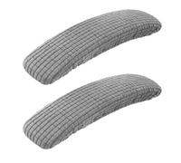 LSNNMU 4 Pcs Waterproof for Office Home Stretch Chair Armrest Covers Computer Chair Elbow Arm Rest Protector(Light Grey)
