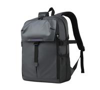 LSNNMU Basketball Bag Basketball Bag Classic Solid Color Men's Waterproof Backpack, Campus Leisure Travel, Large Capacity Laptop(Dark Grey)