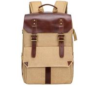 LSNNMU Camera Bag Camera Backpack DSLR For Photographers, Waterproof Anti-Theft Photography With 15“ Laptop Compartment & Tripod Holder(Beige)