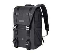LSNNMU Camera Bag Camera Backpack Waterproof Bag 20L Large Capacity With 15.6 Inch Laptop Compartment Tripod Holder(Black)