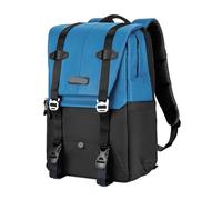LSNNMU Camera Bag Camera Backpack Waterproof Bag 20L Large Capacity With 15.6 Inch Laptop Compartment Tripod Holder(Blue)
