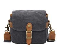 LSNNMU Camera Bag Canvas SLR Camera Bag Micro Single Messenger Bags For Waterproof Wear-Resistant Shoulder Photography Backpacks(Dark Grey)
