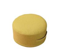 LSNNMU Floor Cushion Round High Strength Sponge Seat Cushion Tatami Meditation Yoga Mat Chair Cushions(Yellow green)