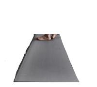 LSNNMU Long Kitchen Mat PU Leather Floor Mats Waterproof Oil Proof Non-slip Carpet Home Balcony Corridor Decor Entrance Doormat(Grey,45x120cm)