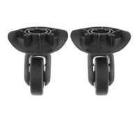 LSNNMU Luggage Wheels Replacement 1 Pair Luggage Wheels Replacement Universal Trolley Fixed Casters Flexible