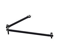 LSNUIND Adjustable Pull Rod Compatible With Axial For UTB18 For Capra 1/18 RC Crawler Car Upgrade Parts Metal Steering Rods Steering Linkage Tie Link Pull Rod(Gray)