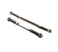 LSNUIND Adjustable Pull Rod Compatible With HPI For VENTURE 1/10 Rc Steering Link Rod Aluminum Alloy Stronger Steering Link Rod Stronger Steering Linkage Tie Rod(Red)