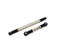 LSNUIND Adjustable Pull Rod Compatible With MN For MN82 LC79 MN78 1/12 Crawler RC Upgrade Parts 2x Aluminum Alloy Steering Link Rod Steering Linkage Tie Rod(Black)