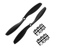 LSNUIND Rc Accessories For 77HD 2pcs Plastic 8045 Prop CW CCW Propellers RC Quadcopter Multirotor Plane Upgrade Parts Modified Accessories(Black)