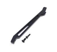LSNUIND Rc Accessories For Arrma 1/8 6S For Kraton For Typhon For Talion For Senton For Outcast For Notorious RC Car Upgrade Parts Metal Front Rear For Chassis Brace(Black,Front)