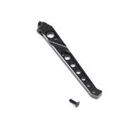 LSNUIND Rc Accessories For Arrma 1/8 6S For Kraton For Typhon For Talion For Senton For Outcast For Notorious RC Car Upgrade Parts Metal Front Rear For Chassis Brace(Black,Rear Short)