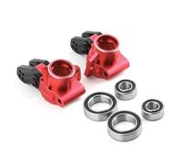 LSNUIND Rc Accessories For Arrma 1/8 For Kraton For Outcast For Notorious For BLX 6S Metal Steering Steering Blocks Rear Hub Carrier RC Car Upgrade Parts(Red,Rear)