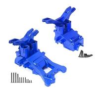 LSNUIND Rc Accessories For Arrma 3S BIGROCK For GRANITE For SENTON 1/8 For TYPHON 1/10 RC Part Metal Front And Rear GearBox Housing Gear Box RC Car Upgrade Parts(Blue)