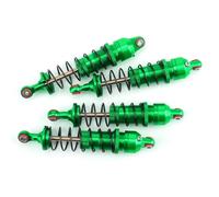 LSNUIND Rc Accessories For Mini For Maxx 1/16 4PCS Metal Shock Absorber Oil Damper RC Car Upgrade Parts Accessories Replacement(Green)