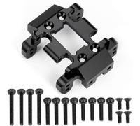 LSNUIND Rc Accessories For Redcat For Ascent 1/18 Aluminum Alloy Gearbox Chassis Protection Skid Plate RC Crawler Car Upgrade Parts(Black)