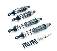 LSNUIND Rc Accessories For WLtoys 12428 12423 1/12 1 Set Aluminum Front And Rear 12428 Shock Absorber RC Car 0016 0017 Track Short For Range Truck Parts(Gray)