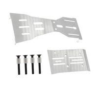 LSNUIND RC Cars Parts For Arrma Fury Mega 1/10 Stainless Steel Base Guard Plate Kit Rc Car Upgrade Or Repair Replacement Parts