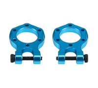 LSNUIND RC Cars Parts For SCX10 For Wrangler For Gladiator For TRX4 For Capra 1/10 Tow Hook Bumper Rescue Aluminum CNC D-ring Decorative RC Crawler Parts(SKY BLUE)