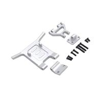 LSNUIND RC Cars Parts For WLtoys 144001 144002 124016 124017 124018 124019 Front Bumper Modification RC Car For Universal Metal Upgrade Parts(Silver)