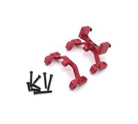 LSNUIND RC Cars Parts For WPL C14 C24 1/16 Metal Servo Bracket Pull Rod Holder Remote Control Car Truck Upgrade Parts(Red)
