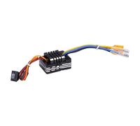 LSNUIND RC ESC For 1/10 For Axial For SCX10 For TRX4 For CAPRA VS4-10 For MST For LCG RC Crawler Car 80A Brushed ESC Waterproof Electric Speed Controller 6.5V/5A BEC(Red)