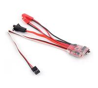 LSNUIND RC ESC For 1/16 1/18 1/24 RC Car Boat For Tank W/Brake For Mini 20A 30A Brushed ESC RC Motor Micro ESC Repair Upgrade Accessories Parts Replacement(30A Red mainboard)