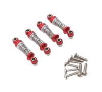LSNUIND RC Parts For WLtoys 1/28 284131 K969 K979 K989 K999 P929 P939 Metal Upgrade Adjustable Shock Absorber RC Car Spare Parts Repair Upgrade(Red)