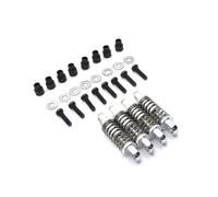 LSNUIND RC Parts For WLtoys 284131 K969 K979 K989 K999 P929 P939 1/28 RC Car Parts Metal Upgrade Shock Absorber Accessories Replacement(Silver)