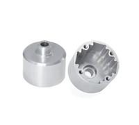 LSNUIND RC Parts Spare parts For HPI For Savage X 4.6 5.9 1/8 Metal Differential Housing For Silver RC Car Upgrade Parts Accessories Replacement Use(2pcs)