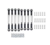 LSNUIND RC Parts Spare parts For WPL B1 B-1 B14 B-14 B24 B-24 C14 1/16 Metal Steering Pull Servo Rod Base RC Car Parts Accessories Upgrades And Replacements Repairs(Black)
