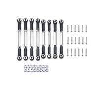 LSNUIND RC Parts Spare parts For WPL B1 B14 B-14 B24 B-24 C14 1/16 Metal Steering Pull Servo Rod Base RC Crawler Car Accessories Upgrades And Replacements Repairs Use(Black)