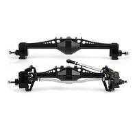 LSNUIND RC Portal Axle For Axial For Capra UTB10 1.9 For UTB For Currie F9 1/10 Metal CNC Front And Rear Portal Axle RC Crawler Car Upgrade Parts(Black)