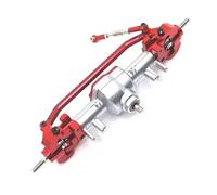LSNUIND RC Portal Axle For Mangniu For MN128 MN86 G500 1/12 Metal Upgraded Front And Rear Axles Differential Assembly Rc Car Spare Parts(Red Silver,Front)