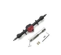 LSNUIND RC Portal Axle For MN 78 82 RC Car Metal Axle Upgrade Rear Bridge Assembly Drive Shaft CVD Driveshaft With 3Mm To 4Mm Shaft Sleeve(Black)