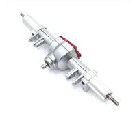 LSNUIND RC Portal Axle For MN For MN128 MN86 G500 Metal Upgraded Front And Rear Axles Differential Assembly RC Car Parts(Silver,Rear)