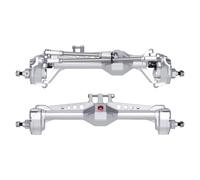 LSNUIND RC Portal Axle For Vanquish VS4-10 For Phoenix F10 For LCG 1/10 Machined Aluminum Front And Rear Portal Axle RC Crawler For Chassis Upgrade Parts(Silver,Set)