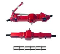 LSNUIND RC Portal Axle For WPL C14 C24 For Feiyu For JJRC 1/16 Remote Control Car Metal Upgrade Modified Parts Metal Bridge Total(Red)