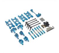 LSNUIND RC Spare parts For LC LC12B1 E Mb-1H- Dth-Mth 1/14 Metal For Swing Arm Steering Cup Group 9 Piece Set RC Car Parts And Accessories Upgrades Replacement(Blue)