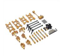 LSNUIND RC Spare parts For LC LC12B1 E Mb-1H- Dth-Mth 1/14 Metal For Swing Arm Steering Cup Group 9 Piece Set RC Car Parts And Accessories Upgrades Replacement(Yellow)