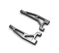 LSNUIND RC Spare parts For Mjx For Hyper Go 16207 H16PL 1/16 Metal Upgrade Parts Rear Upper For Swing Arm RC Car Parts Accessories Replacement Use(Gray)