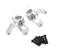 LSNUIND RC Steering Cup Models For MJX For Hyper GO 1/16 16207 16208 16209 16210 H6V3 M162 M163 Metal Steering Cup RC Car Parts And Accessories Upgrade Replacement Use(Silver)