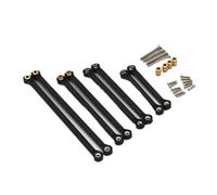 LSNUIND RC Upgrade Parts For FMS For Fire For Horse For Eazyrc For Thunder 1/18 Storm RC Remote Control Car Metal Upgrade Accessories Trolley Set Repair Parts(Black)