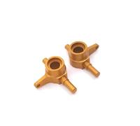 LSNUIND RC Upgrade Parts For MINI-Q 1/28 Metal Upgrade Modified Front Steering Cup RC Car Parts Accessories Replacement Repair Modification(Yellow)