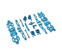 LSNUIND RC Upgrade Parts For Scy For Jjrc Q130A Q130B Q141 Q117 16101 16102 16103 16106 16201 1/16 RC Car Upgrade Parts Metal Front And Rear Arm Steering Cup(Blue)