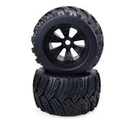 LSNUIND Rc Upgrades Spare For HPI For ZD For Redcat For Rovan For Savage 1/8 2PCS Wheel Tires 170MM Monster Truck Wheels Tire 17mm Hub Hex RC Car Parts(A8020)